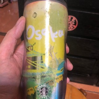 二手星巴克Starbucks Osaka 大阪城市杯隨行杯，隨身杯保溫杯已絕版