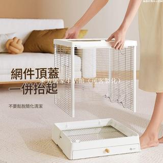 【免運】達洋鸚鵡鳥籠子B5001SS全景玻璃304不銹鋼家養鳥別墅和尚玄鳳虎皮東方居家生活館