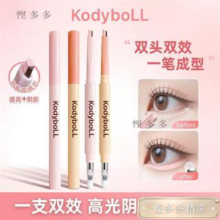 🌈多多嚴選🌈KodyboLL雙拼臥蠶筆 下至陰影 提亮自然 純欲大眼 持久不暈染 臥蠶 美妝
