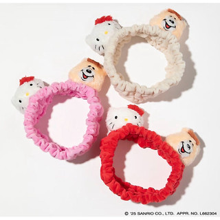 日單 Hello Kitty × Kumatan 聯名毛絨髮帶 凱蒂貓 Tiny Chum 洗臉髮帶