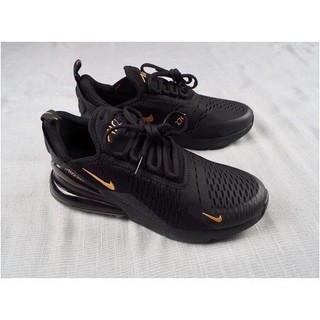 ✈️㊣日韓代購Nike Air Max 270 黑金 慢跑鞋休閒鞋 AH8050-007 男女情侶鞋爆款 訓練鞋