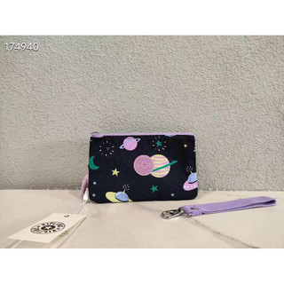 【全新特價】K包 猴子包 宇宙星空 中款 附掛繩輕便三夾層拉鍊 輕量錢包 零錢包 鑰匙包 收納包 手拿包 防水 限時優惠
