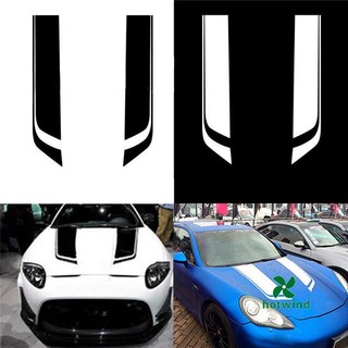 85cm/33.46inch Car Racing Dual Stripe Hood Decal PVC Vinyl G