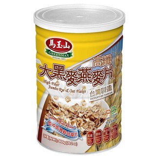 馬玉山高纖大黑麥燕麥片800g克 x 1【萬家福】