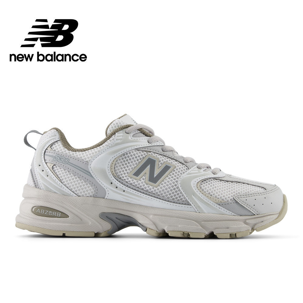 【New Balance】 NB 復古鞋_中性_白灰色_U530NEC-D楦 530