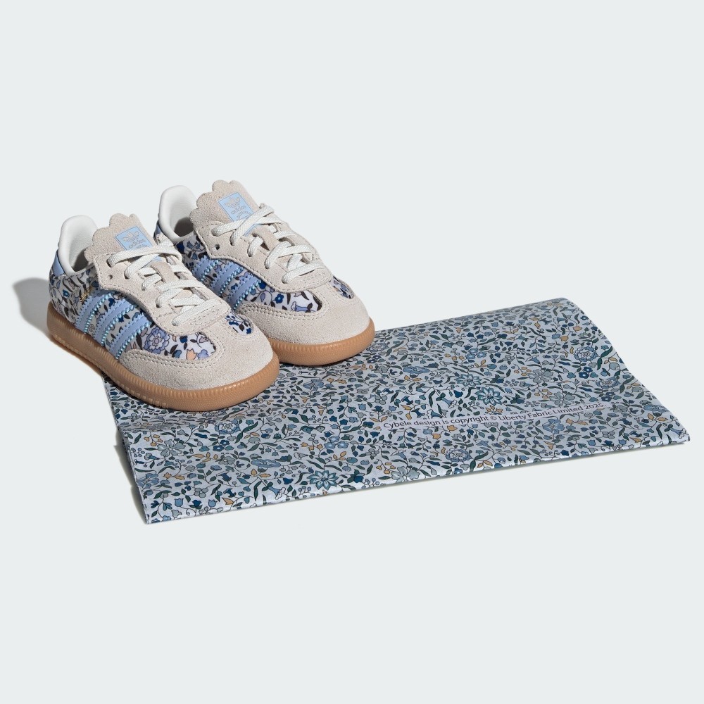 adidas SAMBA OG X LIBERTY LONDON 運動休閒鞋 滑板 嬰幼童鞋 JP8081 官方直營