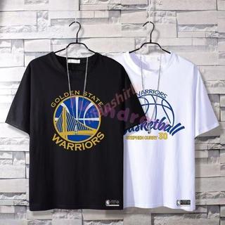 夏季新款勇士隊庫裡30學生籃球運動透氣短袖T恤男韓版寬松大碼NBA