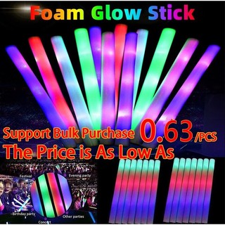 20pcs Foam Light Stick Concert Colorful LED Light Stick Chee