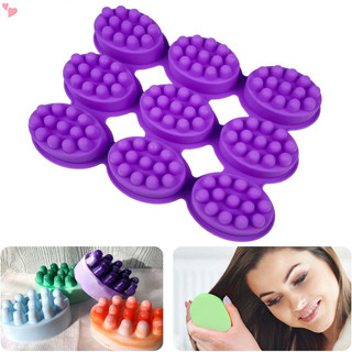 Silicone Massage Bar Soap Molds, 3D Hair Comb Ice Mold for S