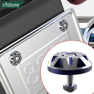 無限車改🔥CFORE 1PC CNC 6MM 摩托車牌照螺絲蓋外殼孔板滑板車配件電動摩托車配