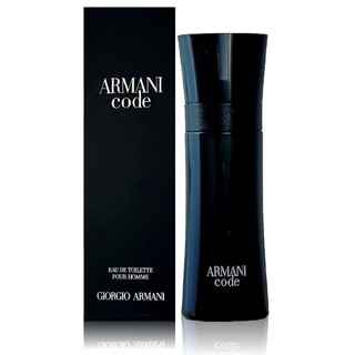 ❤SaSa❤Giorgio Armani Code 亞曼尼黑色密碼男性淡香水 75ml