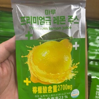 現貨 韓國🇰🇷 熱銷 Maru 檸檬汁 80ml 期效：2028/06/30