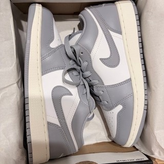 【僅試穿】Air Jordan 1 Low 灰白百搭款 23cm