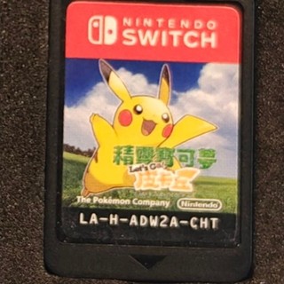 switch二手遊戲-寶可夢-皮卡丘 無盒