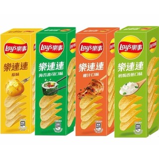 Lay's 樂事 樂連連洋芋片 意合包 1入 60g 原味 海苔 雞汁 奶焗 零食