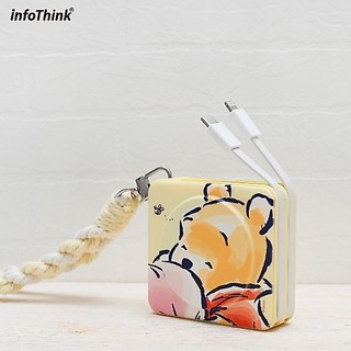 infoThink 小熊維尼系列八合一MAX行動電源(愛睏) 維尼多功能行動電源 維尼磁吸行動電源 magsafe電源