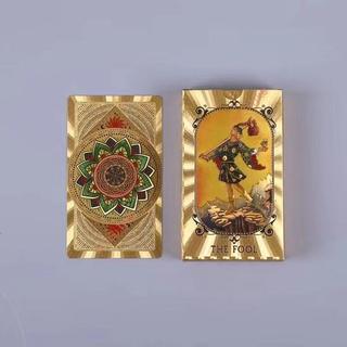商家#centennial Smith waite Tarot Cards韋特塔金箔塔羅牌金箔大尺寸