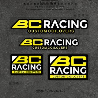 【台灣出貨】 BC RACING個性車貼汽車改裝贊助商反光貼紙車身裝飾貼遮擋劃痕貼