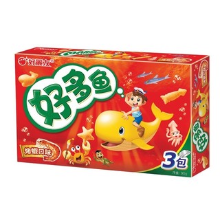 韓國好麗友 好多魚餅乾(烤蝦口味) 90g【萬家福】