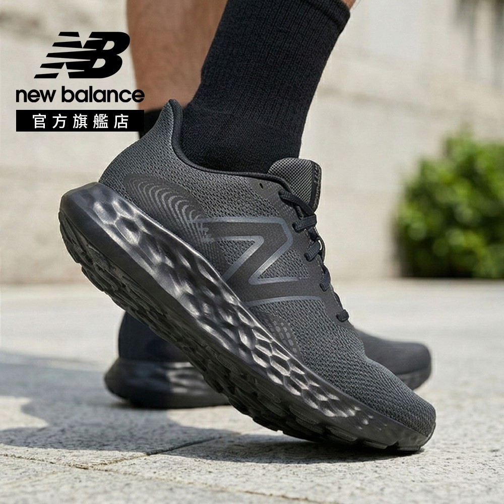 【New Balance】 NB 慢跑鞋_男性_黑色_M411LK3-2E楦 411 (版型偏寬)