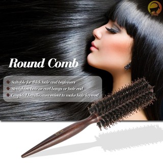 1pc Round Comb Bristle Hair Brush Comb Quiff Roller Curling