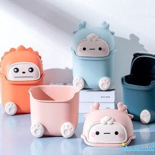 1 Piece Desk Trash Can Ins Desktop With Lid Trash Can Mini K