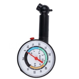 Car Motorcycle 0-50 PSI Dial Wheel Tire Tire Gauge Meter Pre