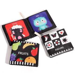 Baby Crinkle High Contrast Book Educational Development Sens