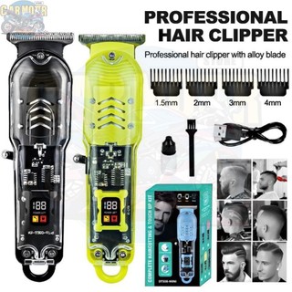 Rechargeable Razor Trimmer Professional Hair Clippers Transp
