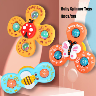 3Pcs/Set Mainan Bayi Baby Spinner Toys Bath Toys Spinning To