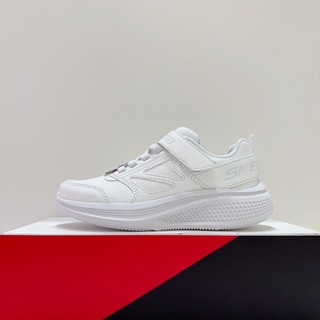 SKECHERS GO RUN ELEVATE 2.0 中童 白色 可定位款 魔鬼氈 運動 休閒鞋404052LWHT