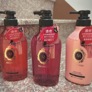 🌟售完為止🌟MA CHERIE瑪宣妮 蜜桃珍珠洗髮精 絲潤感 莓果珍珠洗髮精 蓬鬆感 蜜桃珍珠潤髮乳 無矽靈 450ml