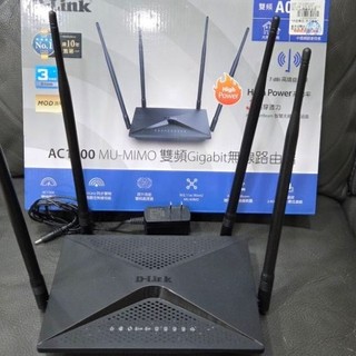 ●二手●D-link dir-853(AC1300 MU-MIMO雙頻Gigabit無線路由器
