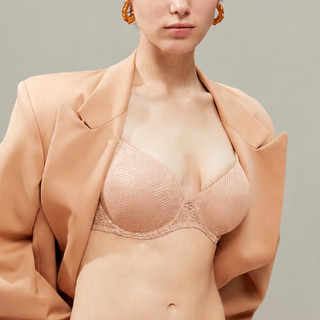 【Chantelle】Intrigue 3D記憶纖維T-shirt Bra B-D(13WN1 0RG玫瑰石英粉)