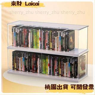 🌙台灣熱銷⭐專輯收納▸DVD收納盒▸CD光碟收納 CD架 透明收納創意展示收納盒 盒 DVD光碟影片架 光碟 C306