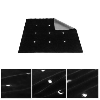 50×50 Star Moon Velvet Tarots Tablecloth Astrology Board Gam
