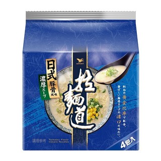 拉麵道-日式豚骨(袋) 94g x4入【家樂福】