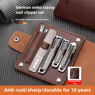 10pcs Stainless Steel Nail Clipper Anti-Splash Nail Cutter F