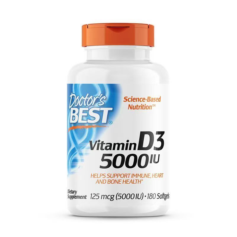 美國 原裝 Doctor'sBest 多特倍斯 維生素D3 維他命D3 成人D3 180粒