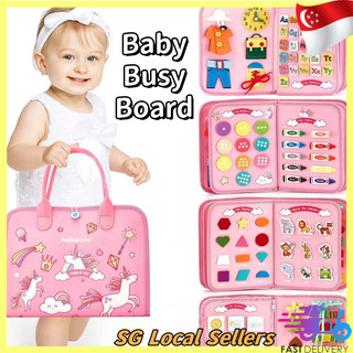 Baby Busy Board Montessori Toy Kids Early Educational Sensor