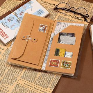 ⭐️臺灣*出貨⭐️tn賬本手賬旅行筆記本便攜本子手帳專用學生高顏值蓋章歐式復古M5