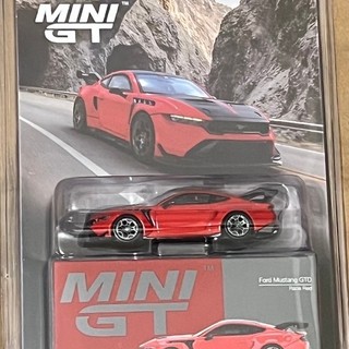 MINI GT Ford Mustang GTD Race Red 1196號吊卡