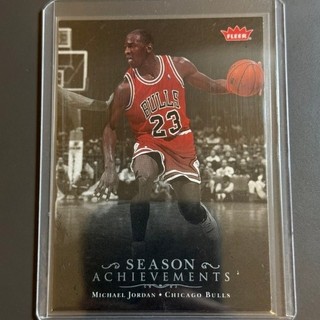 NBA球員卡MICHAEL JORDAN 特卡 SEASON ACHIEVEMENTS 2007 FLEER