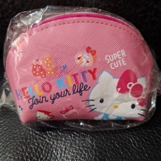 📢三麗鷗正版授權 Hello Kitty半圓形45 週年限定/Hello Kitty x櫻桃小丸子聯名半圓零錢包防潑水