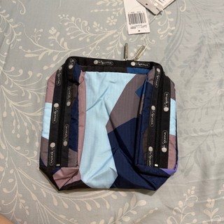 Lesportsac 幾何圖形 大號化妝包/收納包/洗漱包