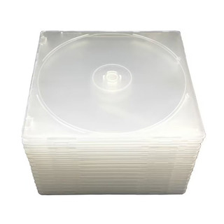 新品發售-♡碟片收納盒♡ PP材質超薄光碟 收納盒 CD/DVD專輯12cm光碟盒明丙方盒有膜可裝彩頁