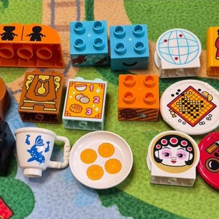 全面出清不補【點點小豆】LEGO 樂高積木 DUPLO 得寶 標誌 圖案 組合 全新 如圖！12