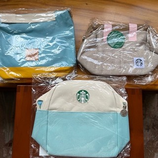 starbucks星巴克品牌保冷保溫多用途肩背手拿包