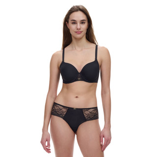 【Chantelle】Origins 3D記憶纖維T-shirt Bra B-D(13XN0 011黑色)