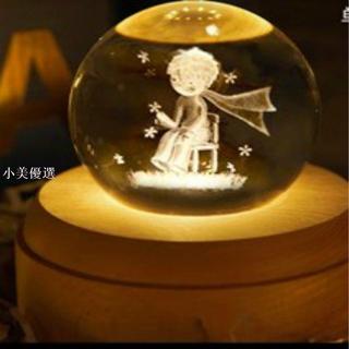 小美嚴選 旋轉木馬水晶球音樂盒宮崎駿八音盒天空之城生日禮物女生女孩充電